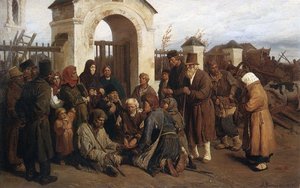 Beggars Singer (pilgrims) — Victor Vasnetsov