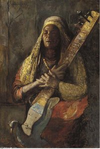 The Oriental Lute Player
