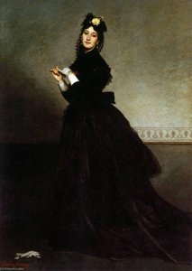 The Lady With The Glove — Carolus-duran (charles-auguste-emile Durand), Academic Painting