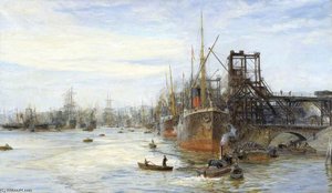 Barry Docks — William Lionel Wyllie