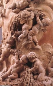 The Invention Of The Balloon (detail) — Claude Michel (clodion), Rococo Sculpture