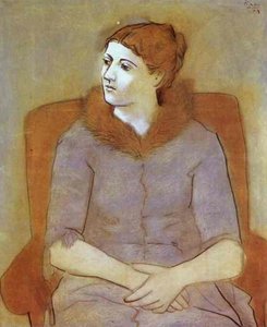Madame Olga Picasso — Pablo Picasso, Cubist Portrait