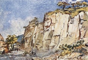 The Ancient Quarries On Mount Pentelikon — John Fulleylove