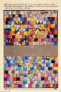 Una Vez Emergida De La Grisura Nocturna — Paul Klee