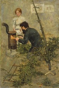 After Christmas — Fritz Von Uhde