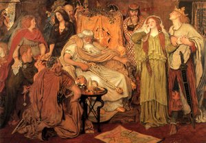 Cordelia's Portion — Ford Madox Brown, Romanticism