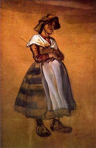 Peasent Girl From Anticoli — Mariano Barbasán