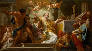 The Martyrdom Of Saint Matthew — Себастьяно Конка