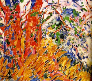 Banks Of The Seine At Chatou — Maurice De Vlaminck, Fauvism