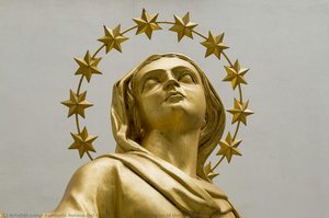 Copy Of The Statue Of The Madonnina, Detail — Fonderia Nolana Del Giudice