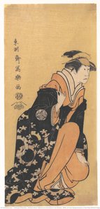 Kabuki Actor Nakamura Kumetarō Ii As Minato, Wife Of Yura Hyōgonosuke In The Play Shinrei Yaguchi No Watashi' — Tōshūsai Sharaku, Ukiyo E