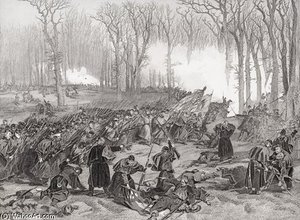The Battle Of Mill Creek — Alonzo Chappel