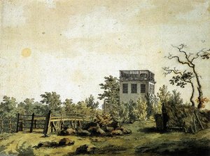Landschaft Mit Pavillon — Caspar David Friedrich