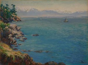 The Olympic Mountains, (painting) — Mary Agnes Yerkes
