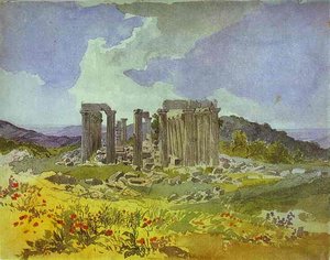 Temple Of Apollo In Phigalia — Karl Pavlovich Bryullov
