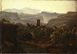 Le Village Dans La Montagne — Jean-victor Bertin
