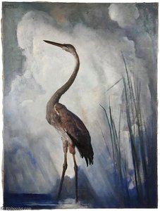 The Great Blue Heron — N.c. Wyeth