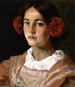 Portrait Of The Artist's Daughter, Alice (also Known As Gitana) — William Merritt Chase