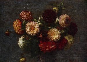 Chrysanthemums 1 — Henri Fantin-latour