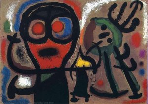 Character And Bird — Joan Miró, Surrealism