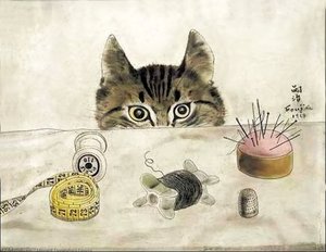 Chat Couturier — Léonard Tsuguharu Foujita
