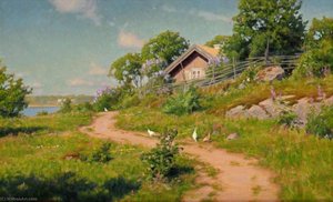 House With Lilacs — Johan Krouthén