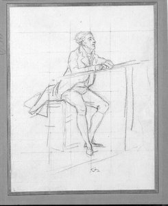 Seated Gentleman — Jacques-louis David, Neoclassical Period