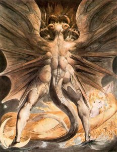 El Gran Dragón Rojo Y La Mujer Vestida De Sol — William Blake, Romanticism