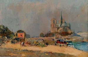Vue De Notre Dame — Albert-charles Lebourg