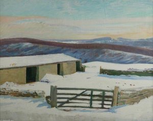 Iles' Farm, Winter — Sir William Rothenstein