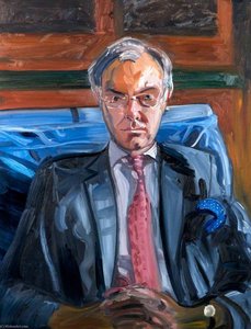 Study for a Portrait of Derec Llwyd Morgan (b.1943)