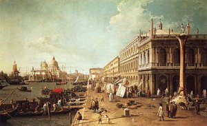 Molo With The Library (also Known As Molo Looking Towards The Zecca) — Canaletto