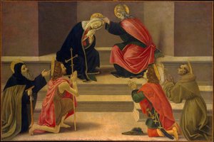 Die Krönung Der Jungfrau — Sandro Botticelli