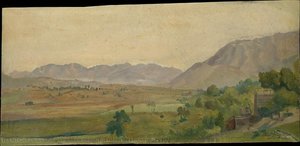 Mountain Landscape In Italy — Blaise Alexandre Desgoffe