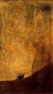 Dog Buried In Sand — Francisco José De Goya Y Lucientes, Romanticism