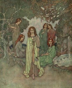 The Fairy Of The Garden — Edmund Dulac