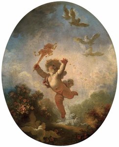 Love As Folly — Jean-honoré Fragonard, Rococo Elegance