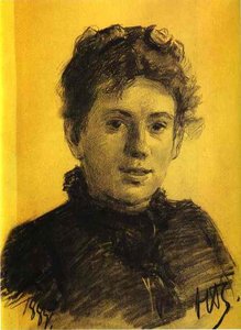 Portrait Of Tatyana Tolstaya, Leo Tolstoy's Daughter — Nikolai Ge, Contemporary Realism