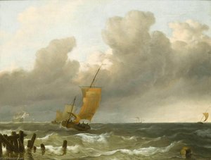 Shipping By The Dutch Coast — Ludolf Backhuysen I