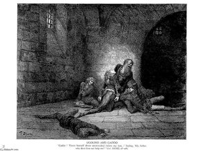 Ugolino And Gaddo — Paul Gustave Doré, Romanticism