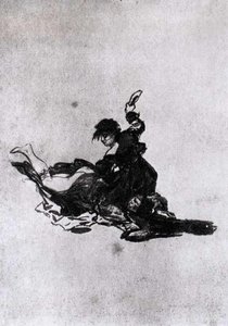 Mujer Golpeando A Otra Mujer Con Un Zapato — Francisco José De Goya Y Lucientes