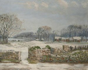 Winter Farm Scene