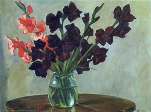 Black Gladiolus — Aleksandr Deyneka