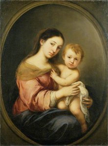 The Virgin And Child — Bartolomé Esteban Murillo, Baroque Painting