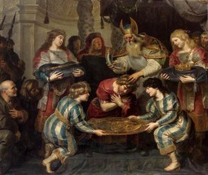Salbung Salomos — Cornelis De Vos