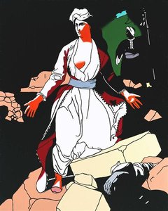 Greece expiring on the ruins of missolonghi after delacroix