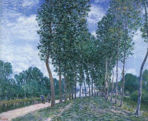 The Loing River At Moret — Alfred Sisley