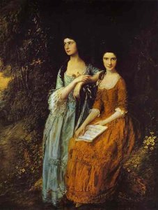 The Linley Sisters (mrs. Sheridan And Mrs. Tickell) — Thomas Gainsborough