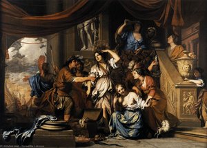 Achilles Discovered Among The Daughters Of Lycomedes — Gérard De Lairesse, Baroque
