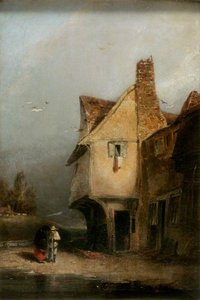 An Old Cottage, St Albans — William Mulready The Younger